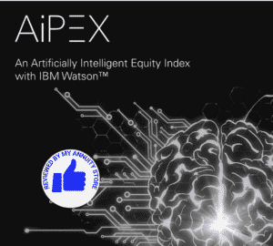 Picture of aipex index brochure with my annuity store annuity review thumbs up icon