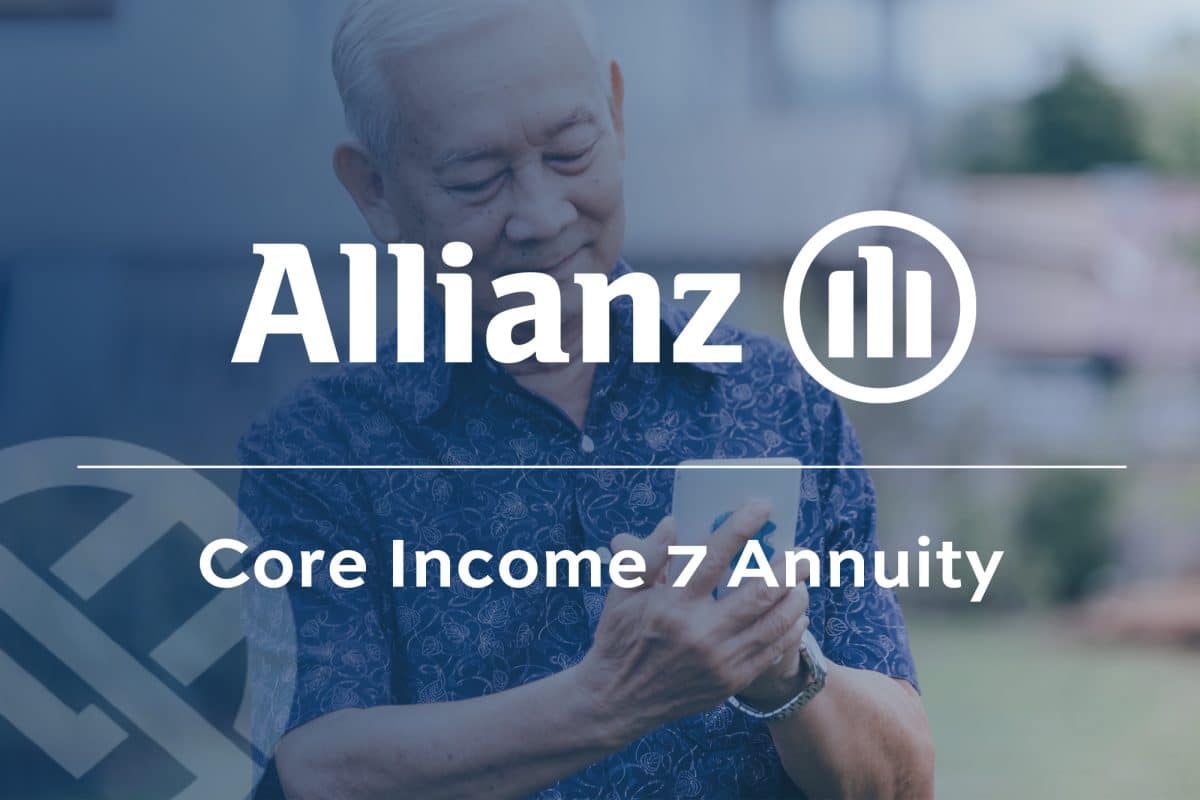 Allianz core income 7 annuity review with allianz logo.