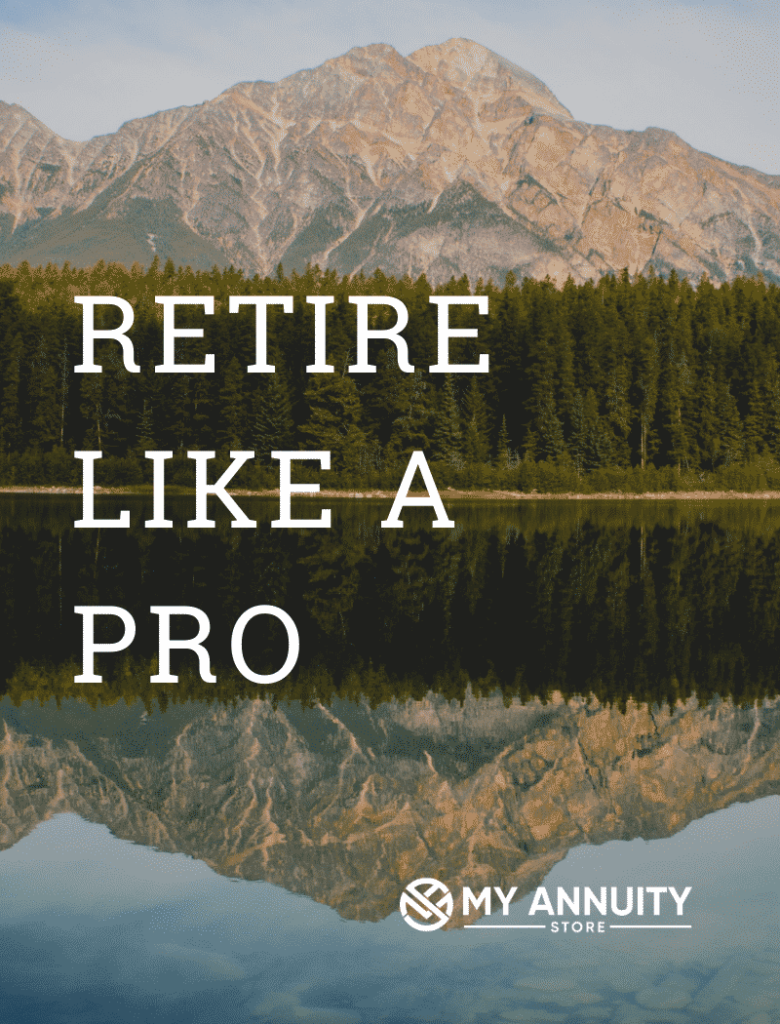 Annuity calculators retire like a pro mountain background - retirement calculators page