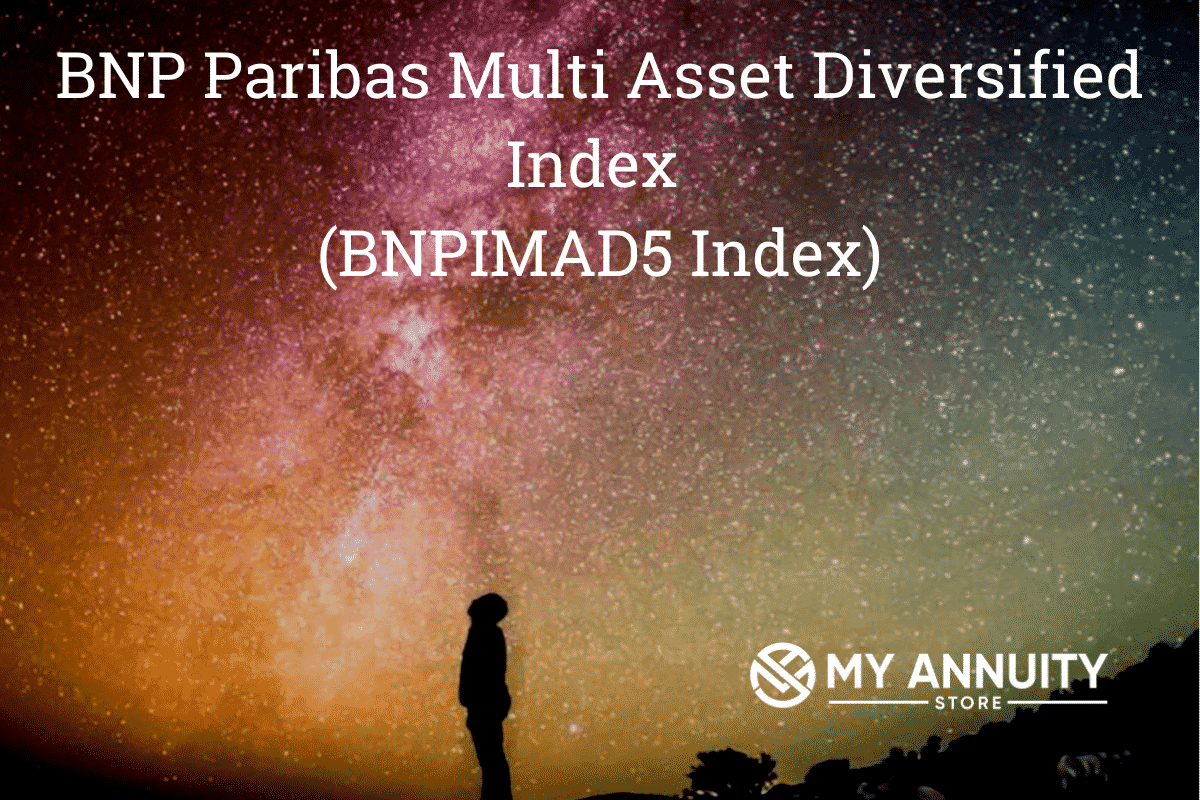 Image of person looking into star filled sky - bnp paribas multi asset diversified index (bnpimad5 index)