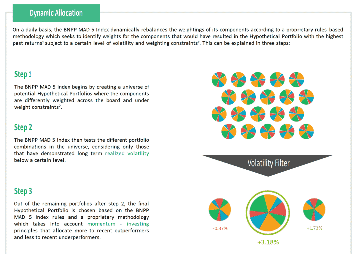 BNPIMAD5 Paribas Multi Asset Diversified 5 Index Volatility Control Infographic