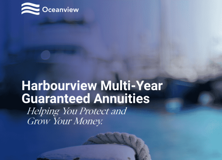 Picture of oceanview harbourview fixed annuity brochure cover