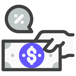 Wealth transfer icon