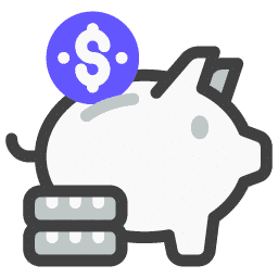 Piggy bank icon