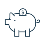 Piggy Bank for Fixed Annuity Icon